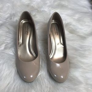 [Comfort Plus] Nude Round Toe Heel
